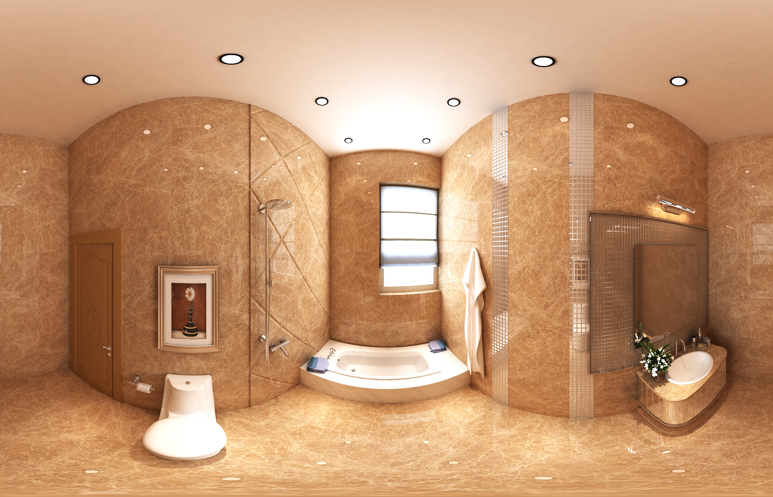 360° Bathroom View